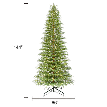 🎀My Texas House Pre-Lit Cypress Artificial Christmas Tree, Green