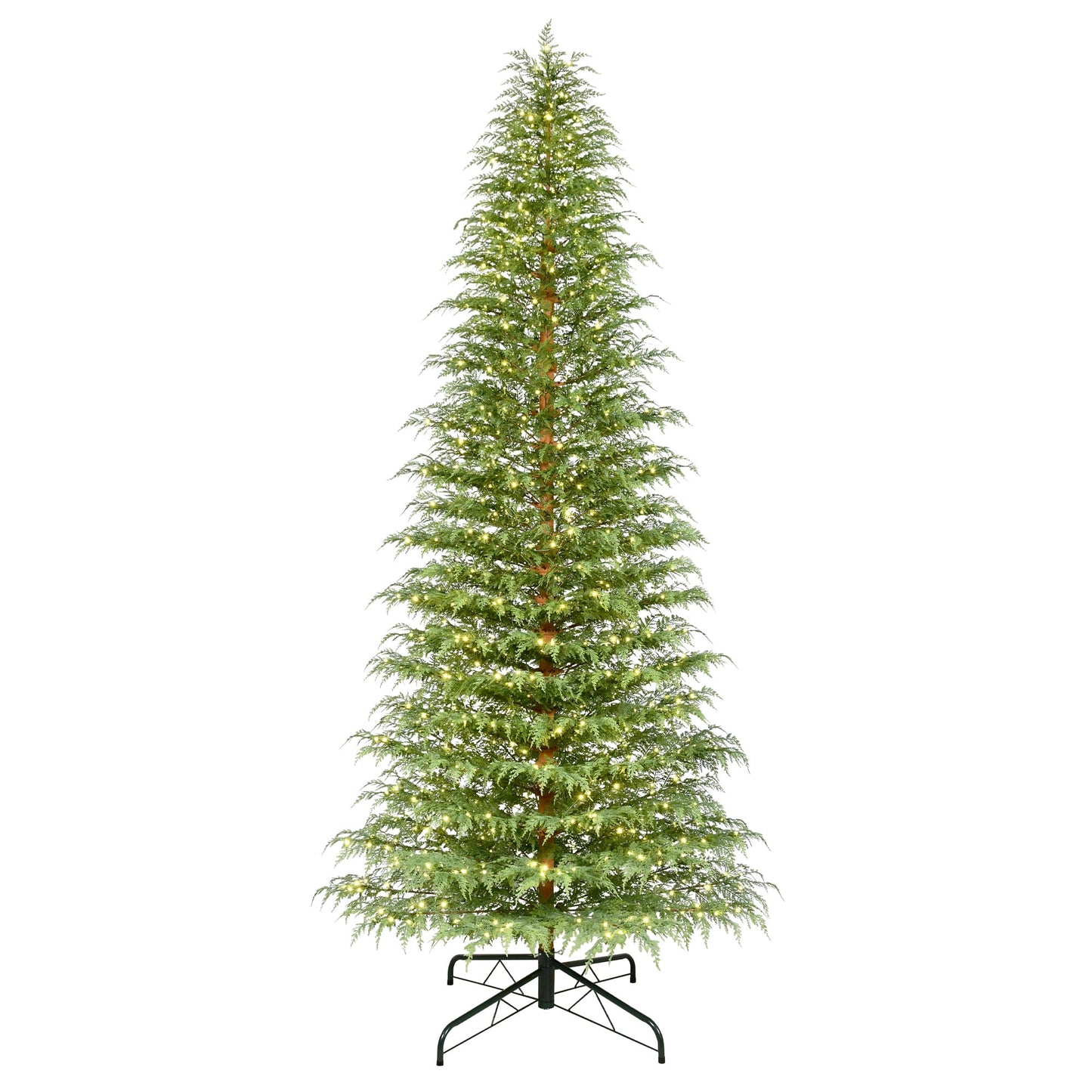 🎀My Texas House Pre-Lit Cypress Artificial Christmas Tree, Green