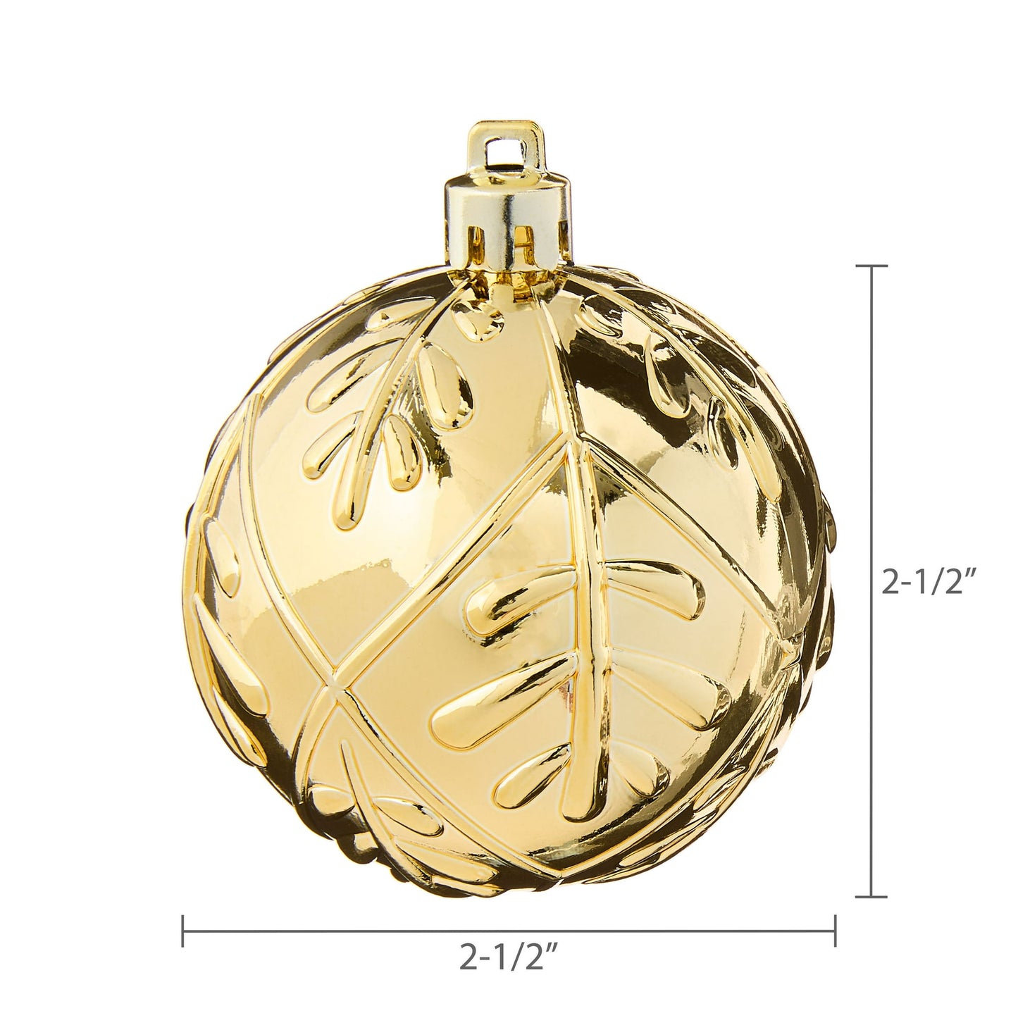 🎀50-Count Red/Green/Gold Shatterproof Ball Christmas Ornaments, by Holiday Time