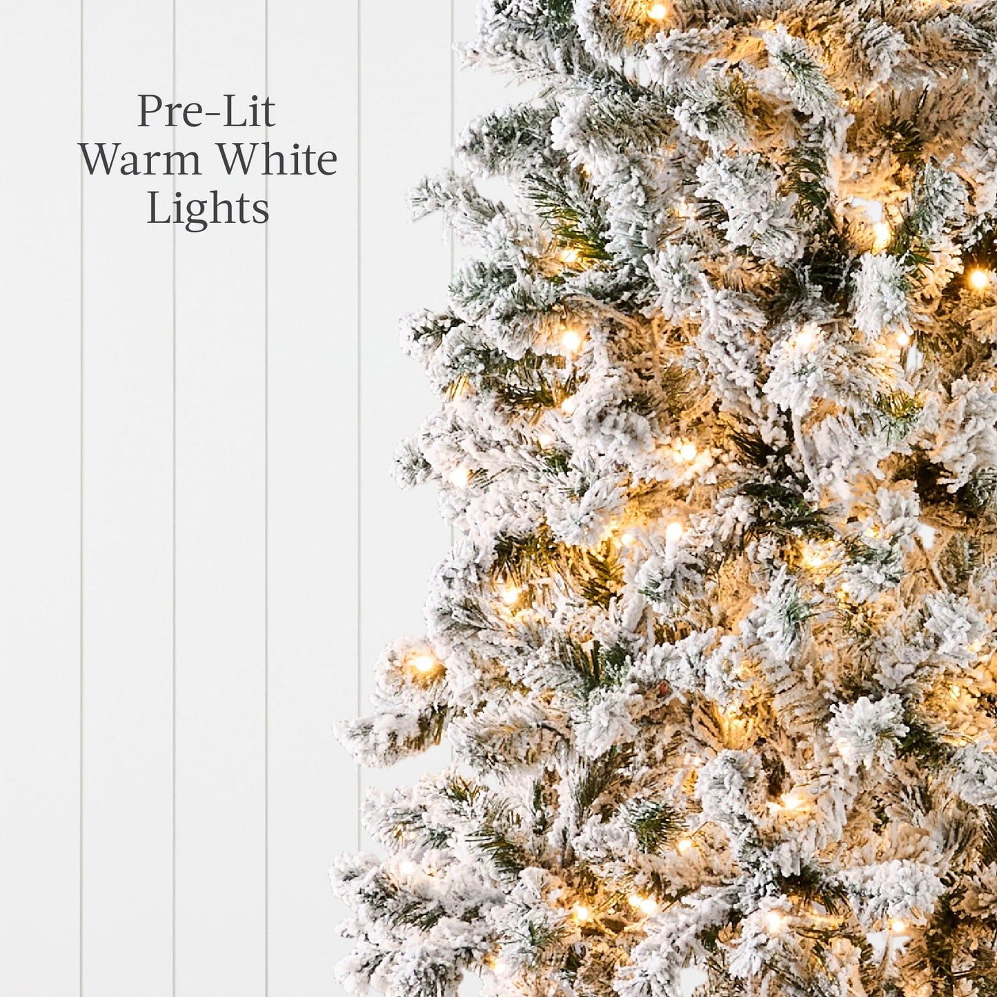🎀OFF 50% - Pre-Lit Snow-Flocked Christmas Tree