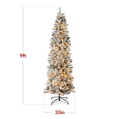 🎀OFF 50% - Pre-Lit Snow-Flocked Christmas Tree